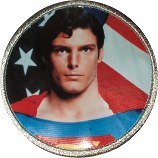 Superman Christopher Reeve Embroidered Patch Picture Movie Super