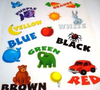 Colors Reusable Window Clings Classroom Decor Teacher Supplies