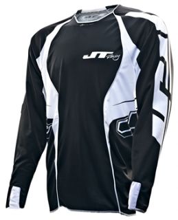 JT Racing Evo Lite Race Jersey   Black/White 2013