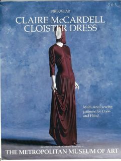 Folkwear Claire McCardell Cloister Dress Pattern Uncut
