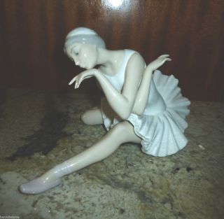 Lladro Death of The Swan La Muerte Del Cisne 4855 Ballerina