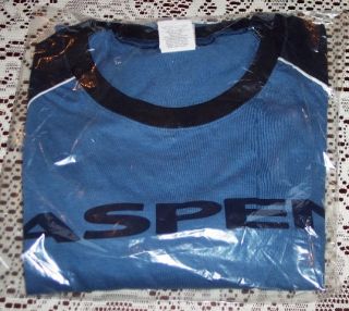 New Mens 2007 2008 2009 2010 Chrysler Aspen 2 Tone Blue Size XL Shirt