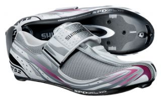 shimano wt52 womens spd sl triathlon shoes features upper supple