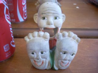  Ash Tray Smiling Feet Insensse Crazy Small Funny Guy Clay