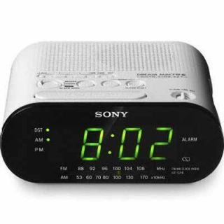 Sony Dream Machine Amfm Clock Radio Alarm New White