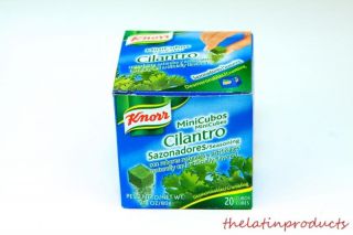 Knorr Cilantro Mini Seasoning Cubes 20 Count 2.8 oz ( 80 gr)