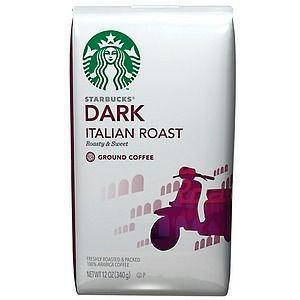 Starbucks Coffee Italian Roast Ground 12oz Bags