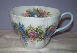 Vintage Royal Albert Bone China Blossom Time Series Wisteria Teacup