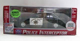 Classic Metal Works California Highway Patrol Police Interceptor 1999