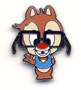 Dale Glasses Nerds Rock Collection Disney Pin Chip