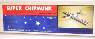 Sig CL 19 Super Chipmunk Airplane Kit 53 5 WS Gas Control Line