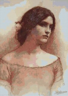 THE LADY CLARE counted cross stitch pattern 932 People Fine Art Ladies