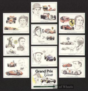 Grand Prix Legends Ayrton Senna Clark Hill Trade Cards