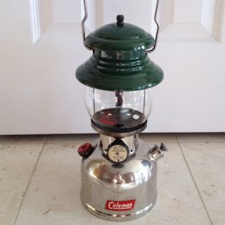 Vintage Coleman Model 202 Gas Lantern VG Condition