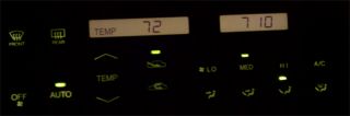    1996 Lexus LS400, SC300, SC400 Climate Control LCD Screen Repair