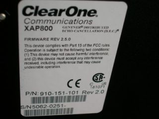 Youre looking at a USED ClearOne XAP800 Hybrid Telephone Interface