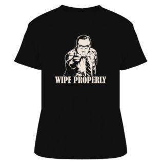 Chris Farley Livin in A Van Wipe Properly T Shirt