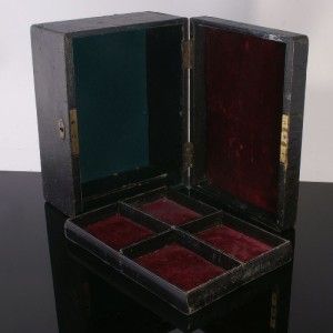 Victorian Jewellery Sewing Box needing Restoration