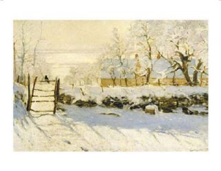 MMA Claude Monet’s The Magpie Boxed Holiday Cards