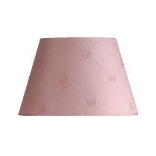 New 7 5 in Wide Barrel Clip on Chandelier Lamp Shade Chalk Pink Silk