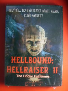 Hellraiser II The Horror Continues Clive Barker DVD New