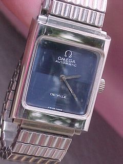 Vintage Omega DeVille SS 24 Jewel Rectangular Automatic