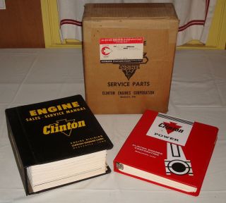 Vintage Clinton Engine Sales and Service Manuals