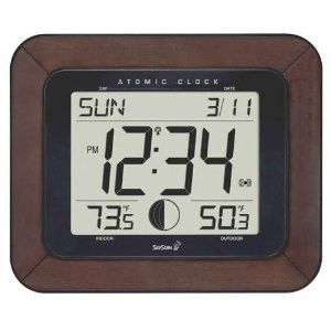 Skyscan Atomic Clock Weather Station Outdoor Temp 88901