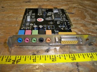  Lot of 5 SIIG SC3000 Soundwave PCI Sound Card C Media CMI8738