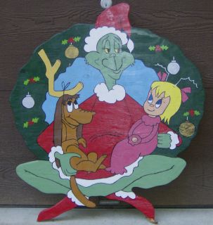   Grinch Cindy Lou Who Max Handmade Christmas Lawn Decoration MUST SEE