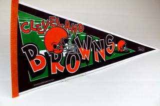 1995 cleveland browns pennant this is a 1995 team nfl brand pennant it