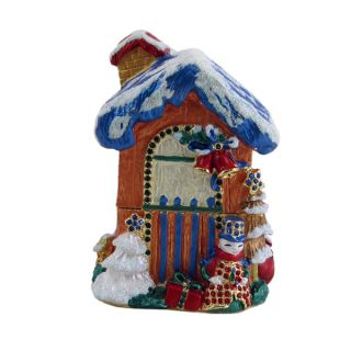 Gingerbread House Trinket Jewelry Box Bejeweled Christmas Holiday