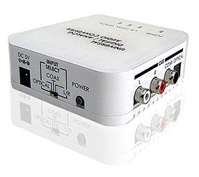 All in 1 Digital Optical Coaxial Stereo Audio Converter