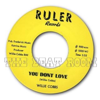 WILLIE COBBS YOU DONT LOVE ME GREAT MOD R B REPRO