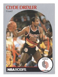 Clyde Drexler 90 NBA Hoops Trailblazers 245 GD