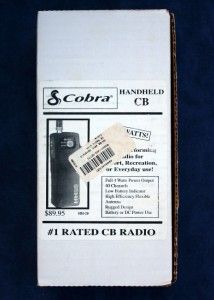 Cobra HH 28 Handheld CB 40 Channel Radio Walkie Talkie Used Working