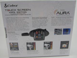 Cobra XRS 9970G Digital Radar Laser Detector with Touchscreen Display