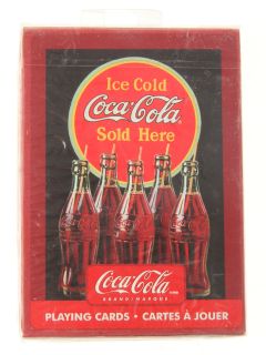 Coca Cola Bicycle Playing Cards Ice Cold Sold Here Deck New
