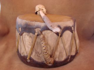 Cochiti Pueblo Indian Handmade Drum Native American by Ray Gallegos
