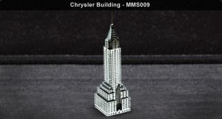 Metal Works Chrystler Building 3D Laser Cut Model Fascinations 010091