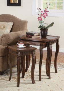 Brand New Coaster Furniture Nesting Table Set 901076 3pc Set Warm