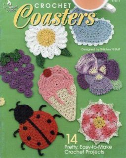Crochet Patterns Coasters 14 Easy to Make Designs by Annies Attic