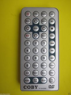 Coby TF DVD500 DVD Remote Controller