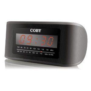 New 2012 Coby Digital Alarm Clock Am FM Radio LED Display CR A54 Sleep