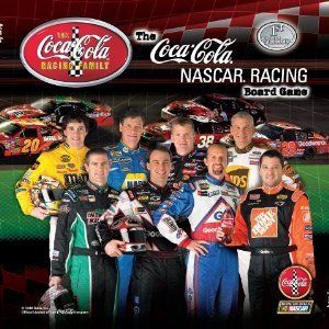 Coca Cola Coke Soda NASCAR Racing Family Board Game