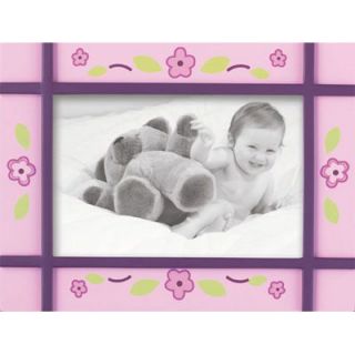 NEW COCALO SUGAR PLUM PICTURE FRAME FLOWERS BABY PINK BURGANDY
