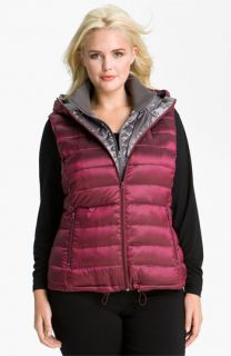 Bernardo Iridescent Down Vest (Plus)