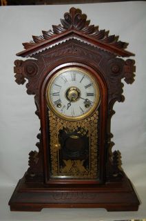 Antique Colby Wringer Gingerbread Clock