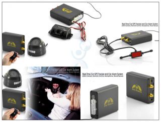 Real Time Car GPS Tracker and Car Alarm System (GSM Camera, Remote