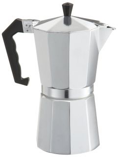  Aluminum 9 Cup Stovetop Espresso Maker Latte Mocha Coffee Pot NEW